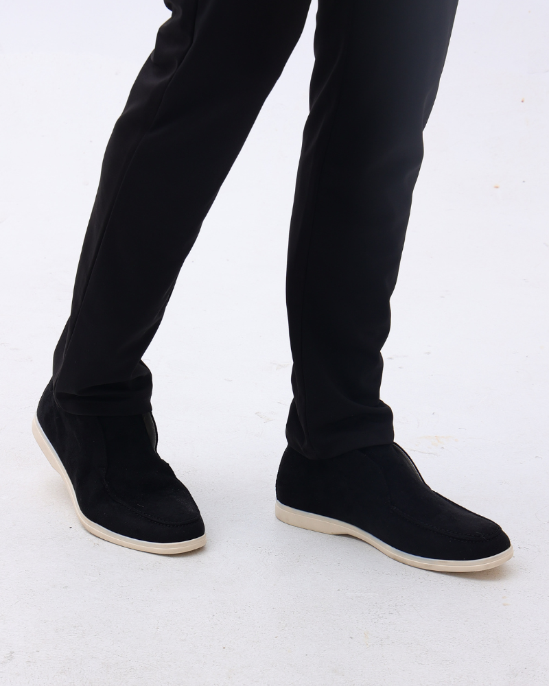 Old Money Suede Moccasins in Wysokie Style
