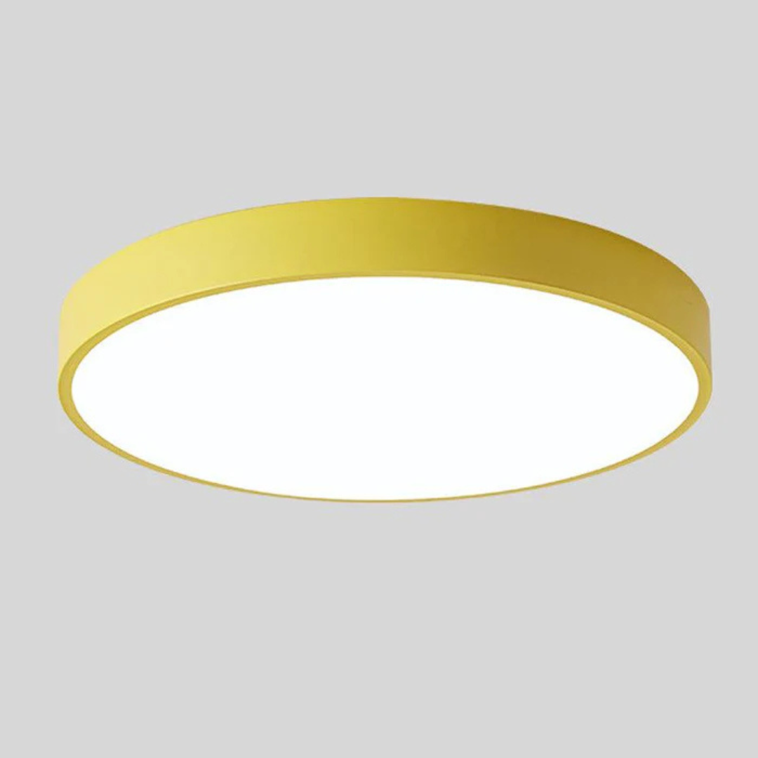 Delos - Skandynawska Drewniana Lampa sufitowa LED