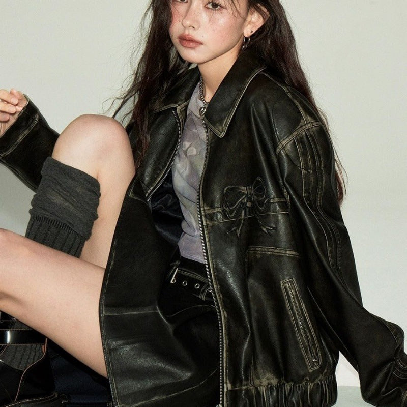 Ivy | Skórzana Kurtka Damska