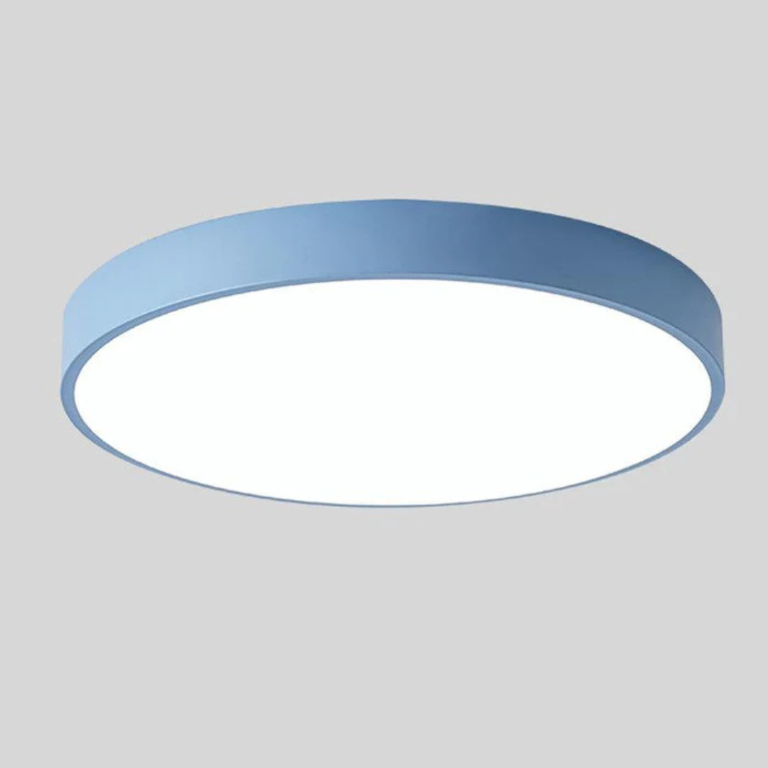 Delos - Skandynawska Drewniana Lampa sufitowa LED