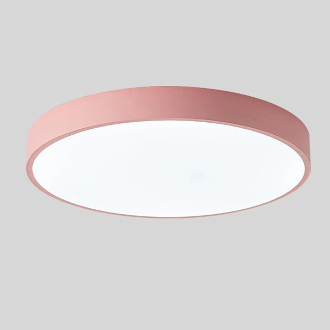 Delos - Skandynawska Drewniana Lampa sufitowa LED