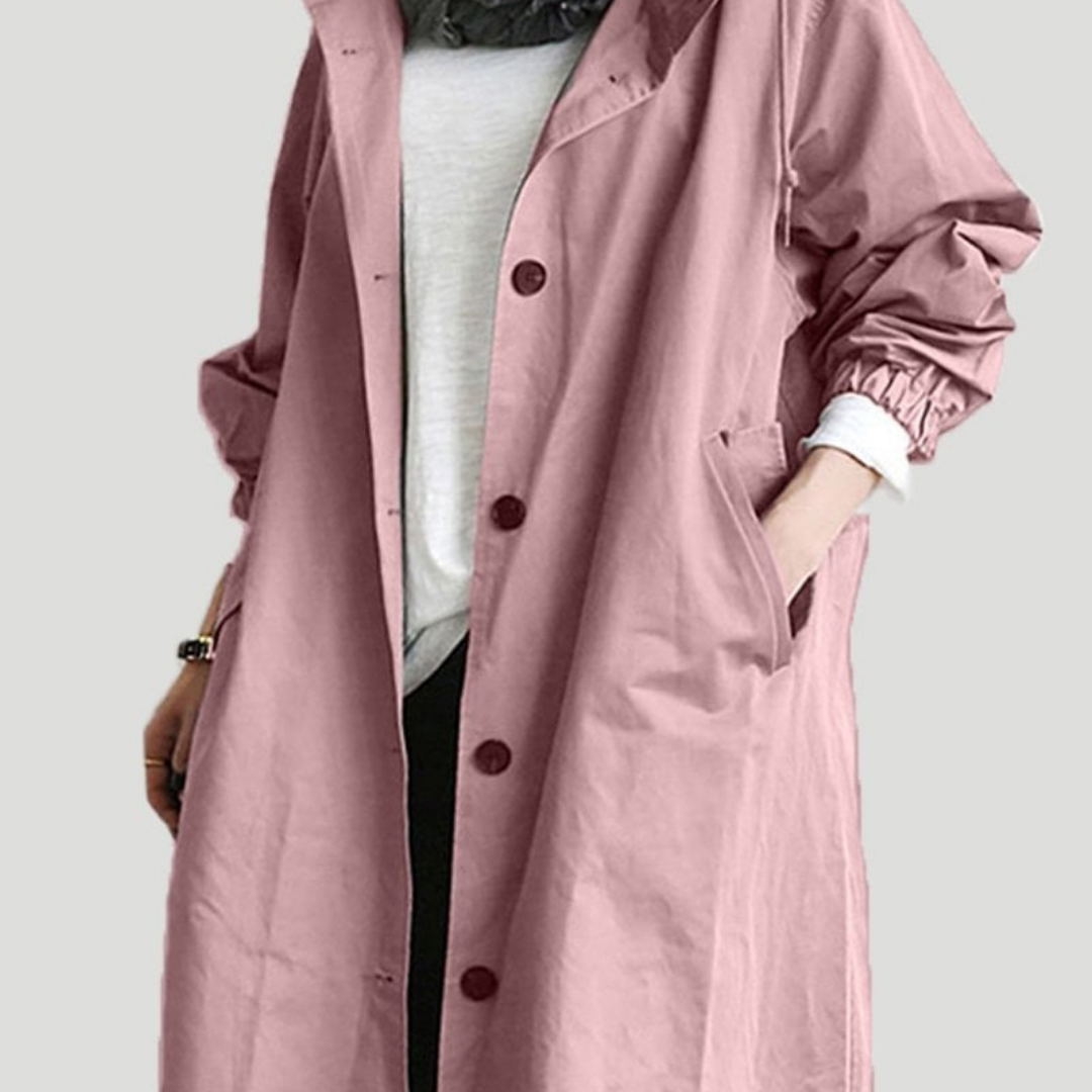 Damski Długi Trenchcoat Uniwersalny