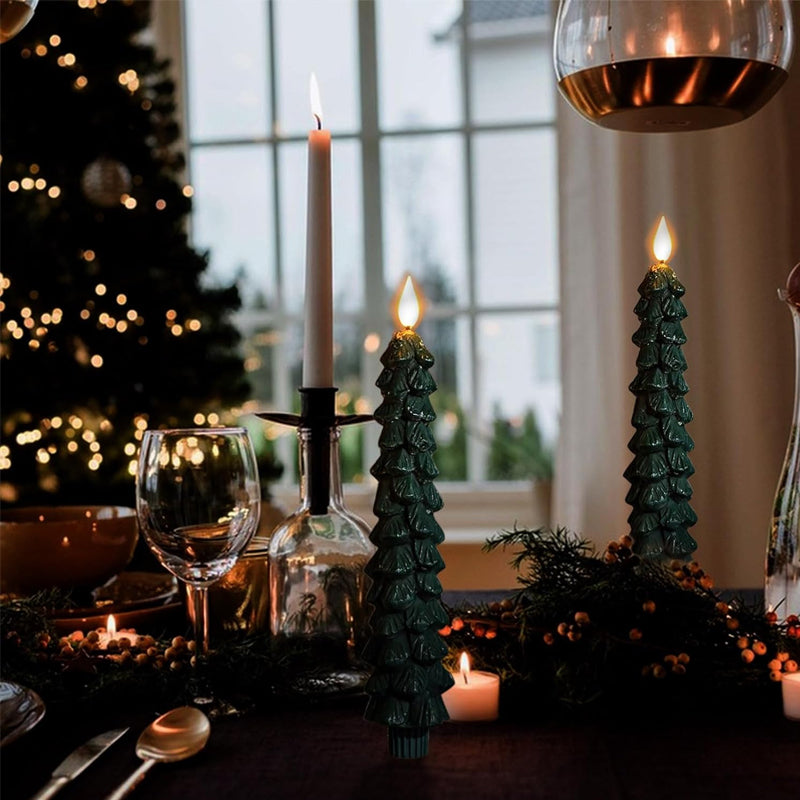 GlowTree – LED Decorative Candles for Christmas Tree with Timer Function