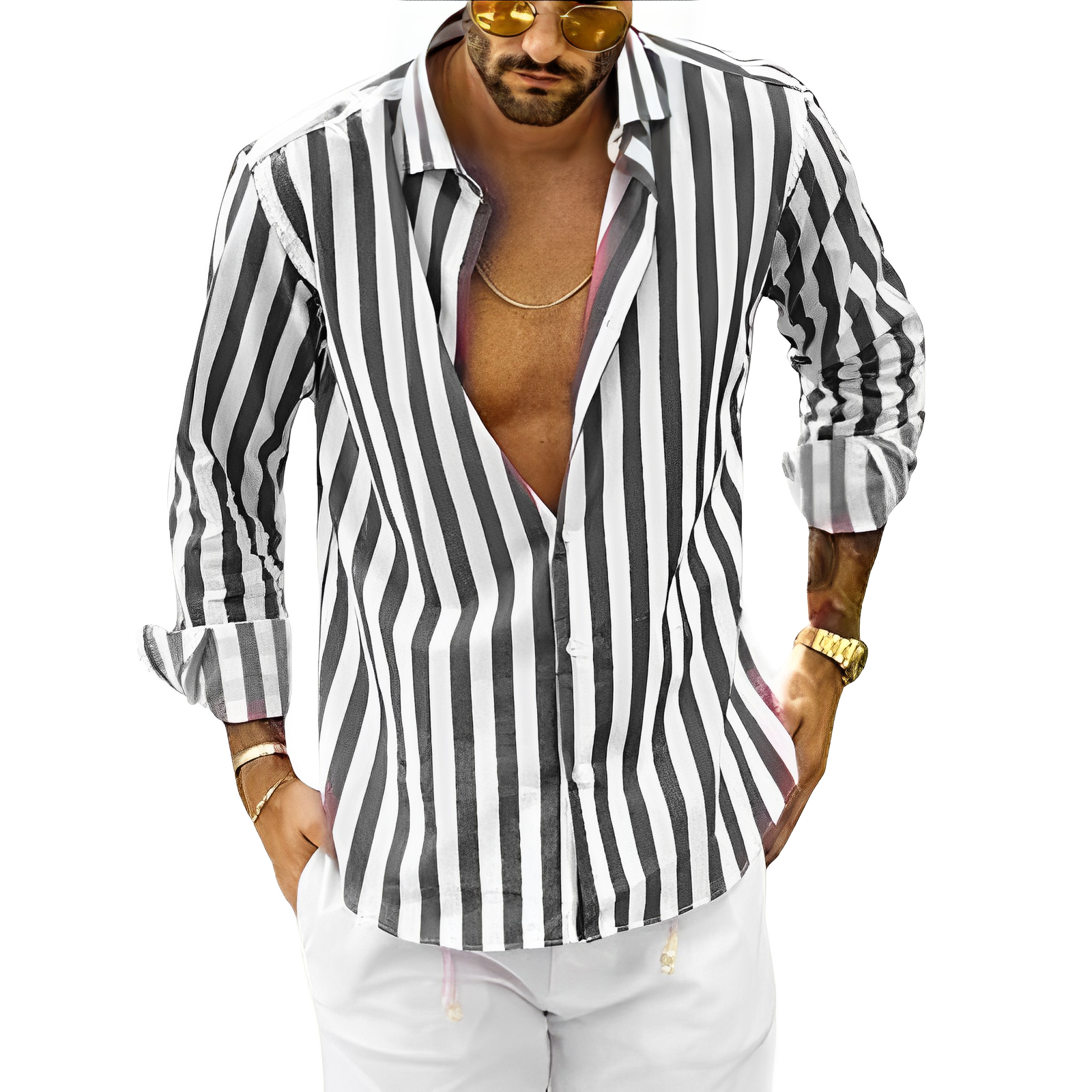 Soriano Blouse | Striped Shirt
