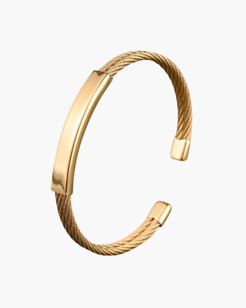 Torque Cable Bracelet