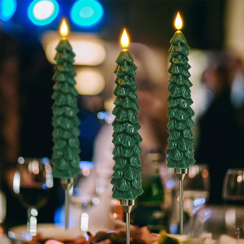 GlowTree – LED Decorative Candles for Christmas Tree with Timer Function