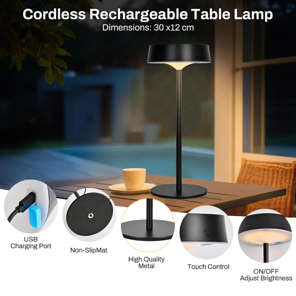 Przenośna Lampa Zewnętrzna z Funkcją Ładowania