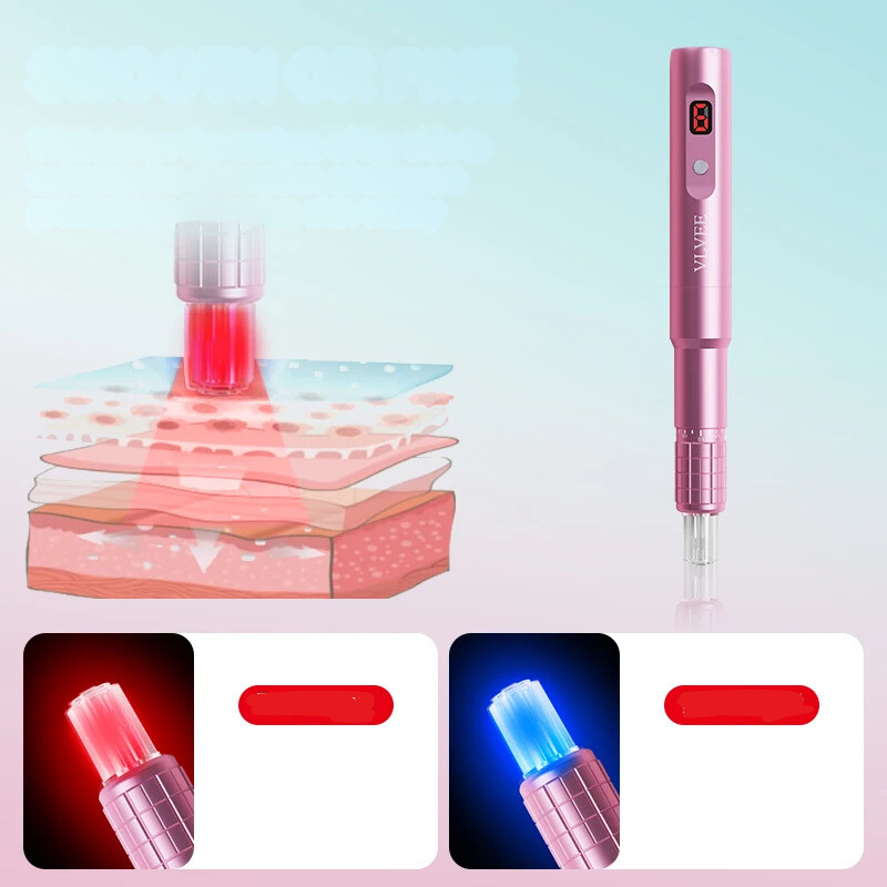 GlowPen Pro - Innowacyjne urządzenie do pielęgnacji skóry z 10 wymiennymi wkładami