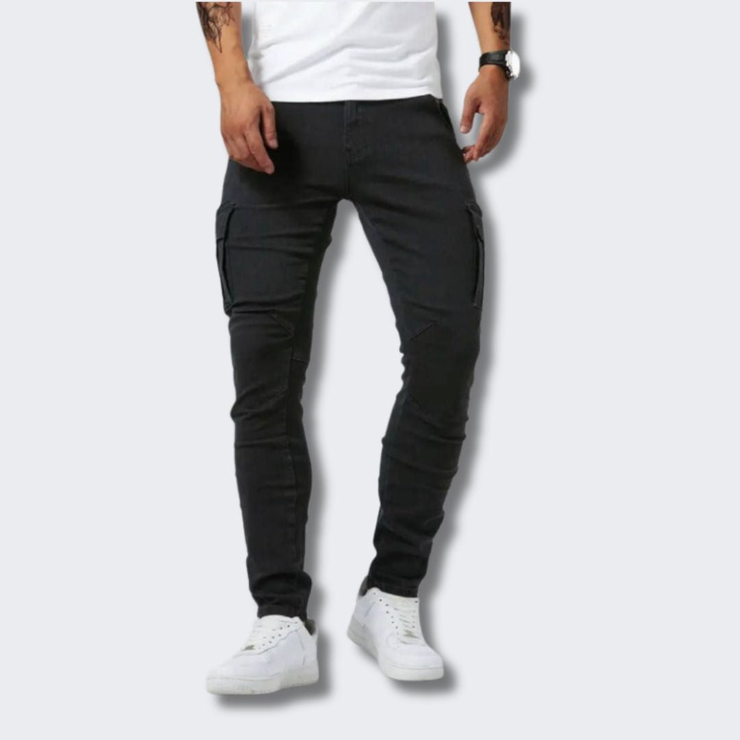 MATHIAS | Nowoczesne slim-fit spodnie męskie