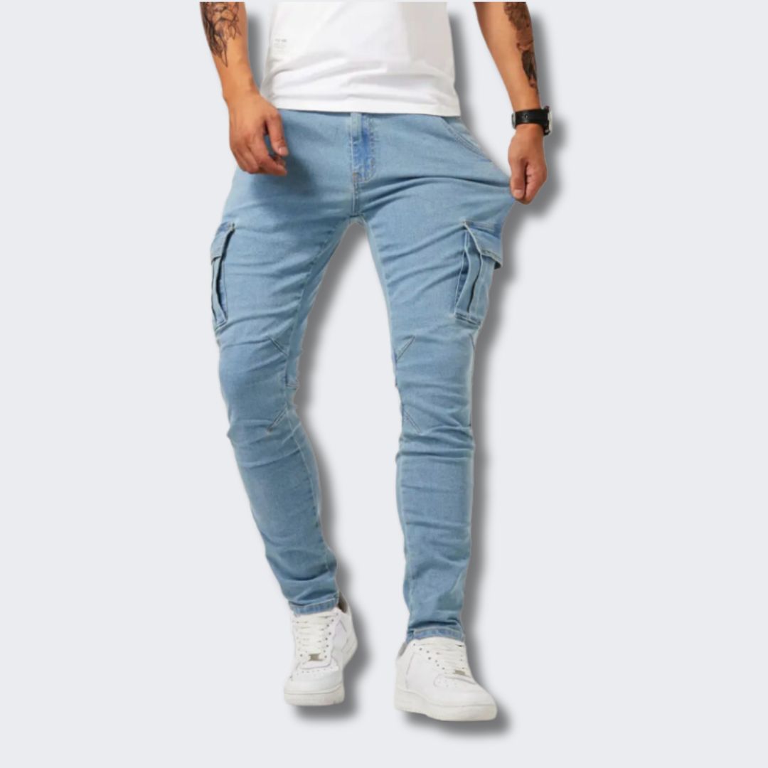 MATHIAS | Nowoczesne slim-fit spodnie męskie