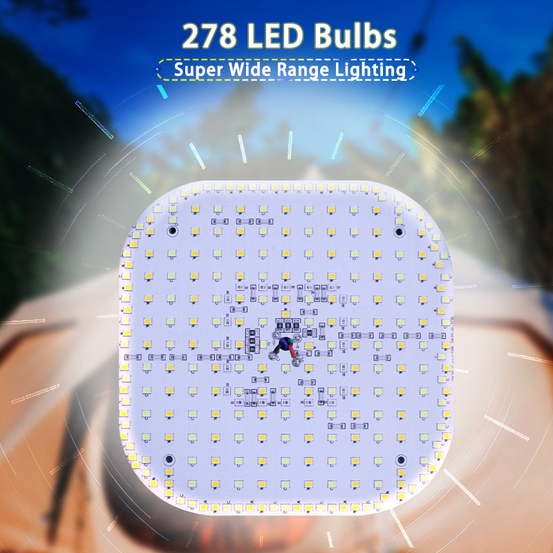 80W Słoneczna Lampa Kempingowa LED z Magnesem i Funkcją Zoom