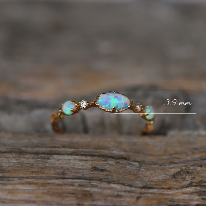 Vintage Opal Ring - Isabella: 'Love and Honesty'