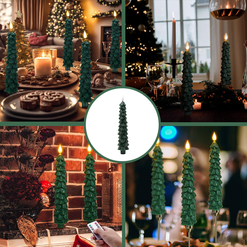 GlowTree – LED Decorative Candles for Christmas Tree with Timer Function