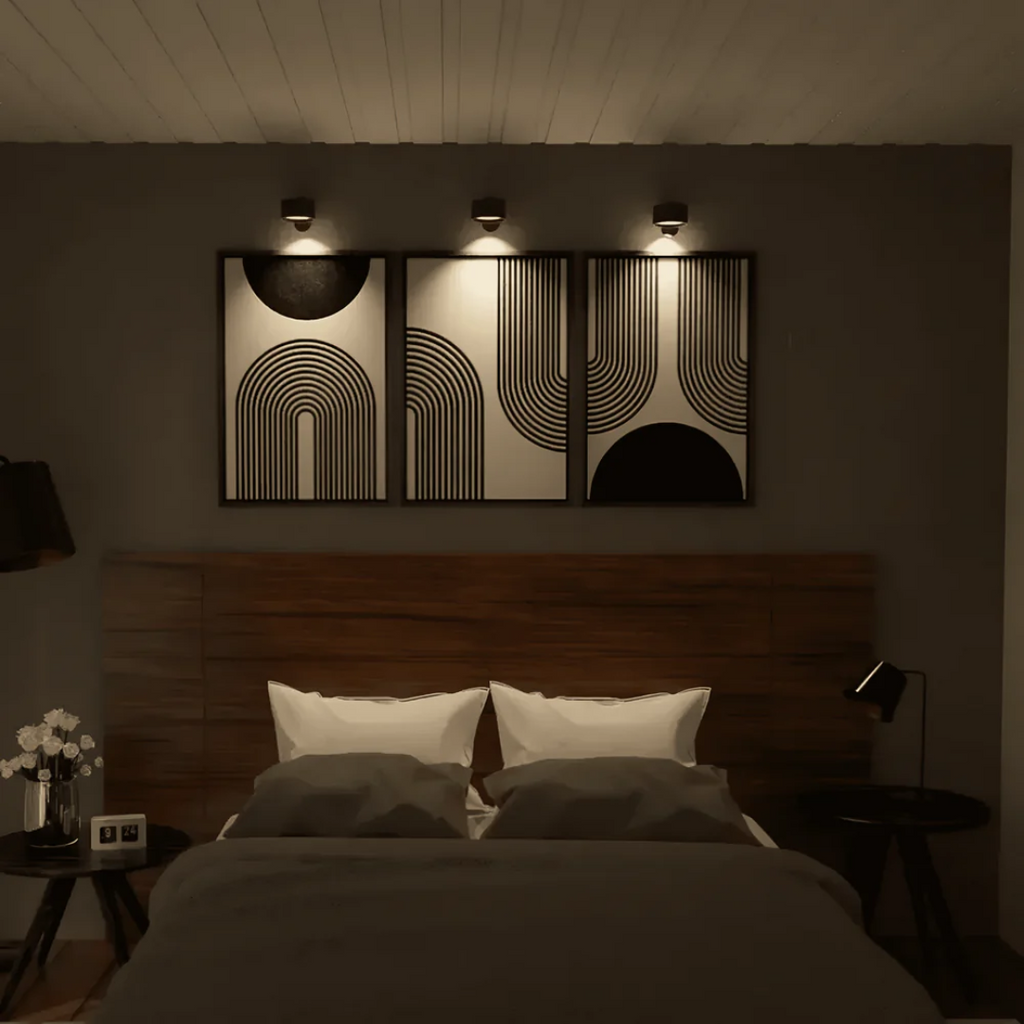 Glovia - Bezprzewodowa Lampa Ścienna LED z Funkcją Dotykowego Sterowania