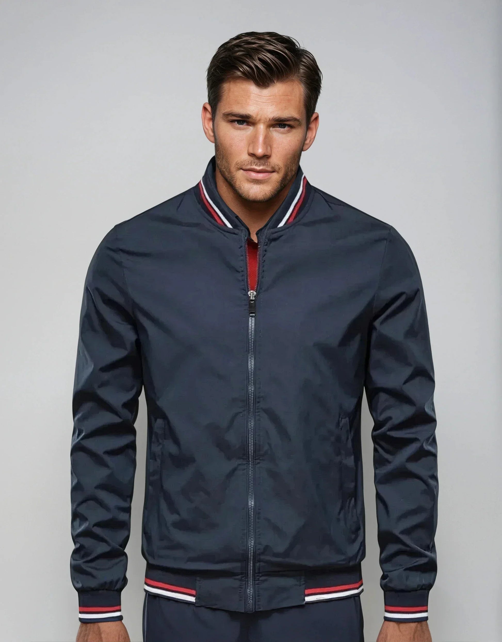 NIVARO - Elegancka Męska Kurtka Bomber