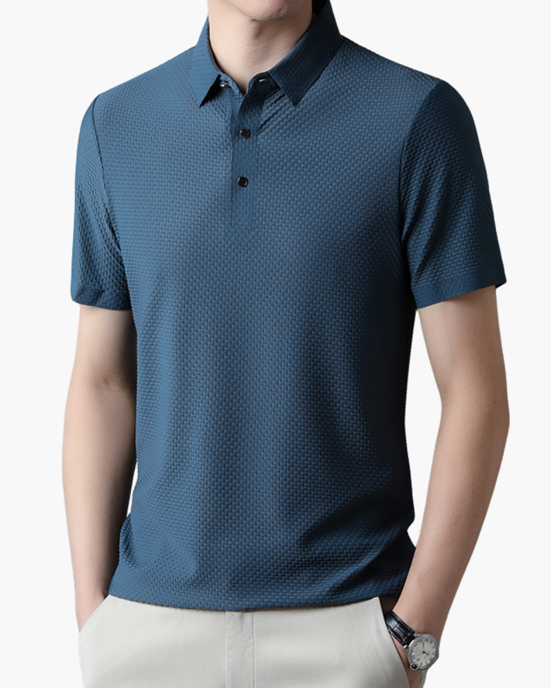Prestigio Silk Polo Shirt (Wrinkle-Resistant)