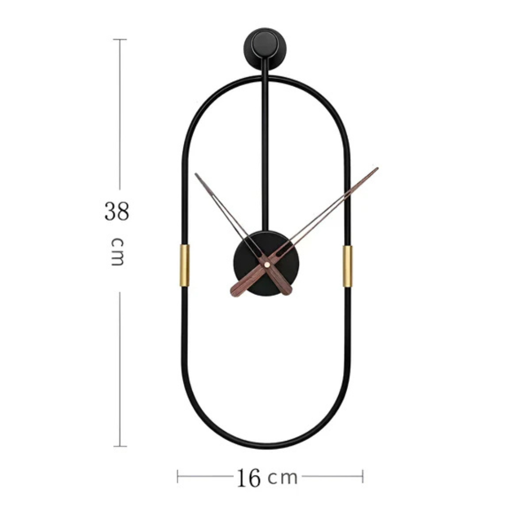 Duży Minimalistyczny Zegar Ścienny