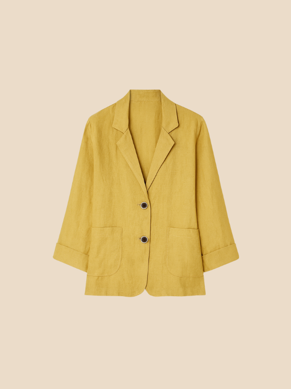 Stella | Kobiecy Lniany Żakiet