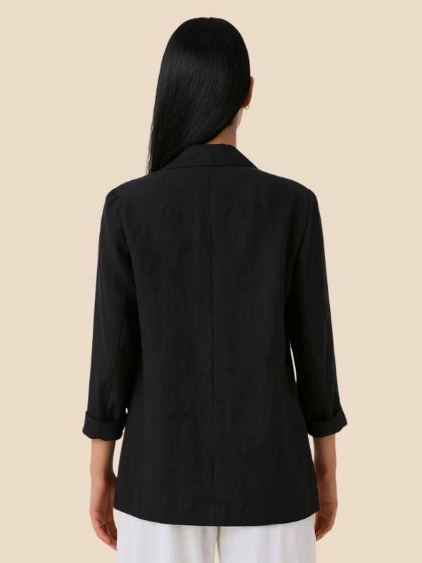 Stella | Kobiecy Lniany Żakiet