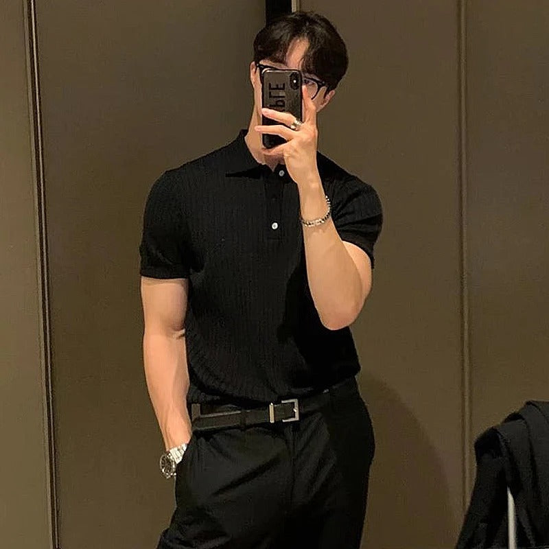 Marcellino | Klasyczna Męska Polo T-Shirt