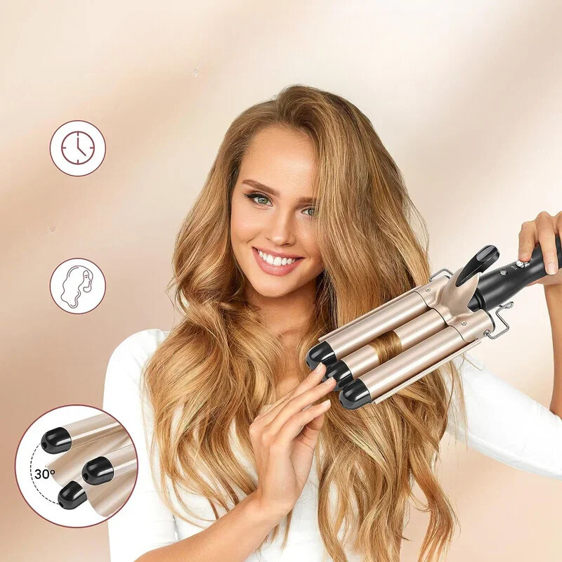 CurlFlex - Triple Ceramic Curling Iron