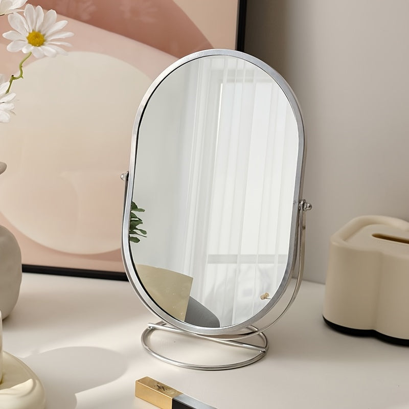 LumaSpin - Przenośne lusterko do makijażu z funkcją obrotową