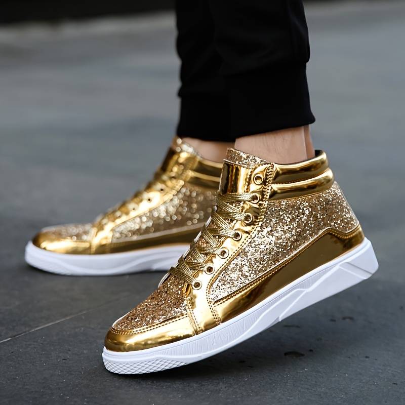 StijlForce | Męskie Sneakersy z Lśniącym Wykończeniem