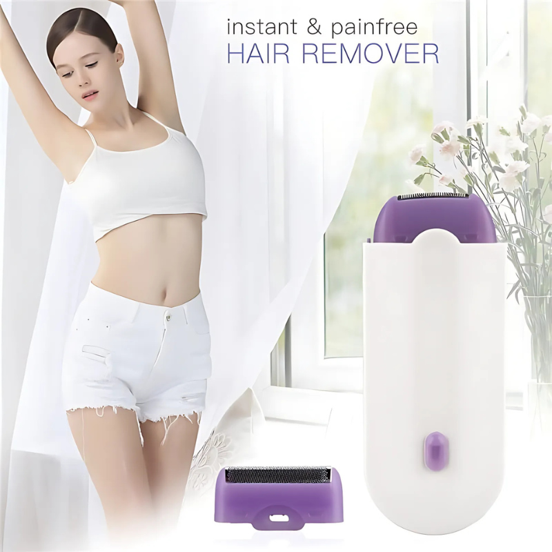 FluweelSmooth Pro | Urządzenie do depilacji laserowej | Bezbolesne usuwanie włosów | Sensa-Light Comfort