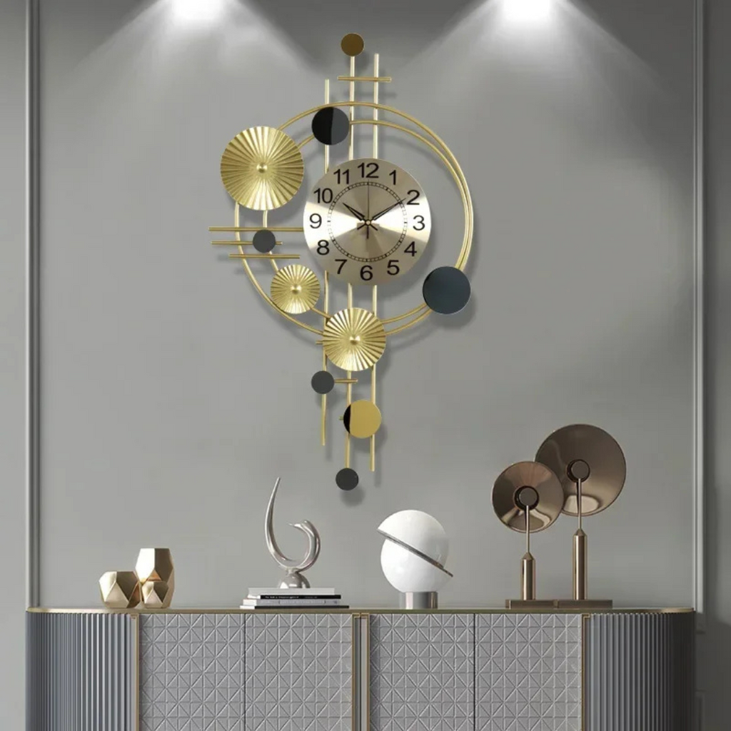 Stylowy Duży Zegar Ścienny