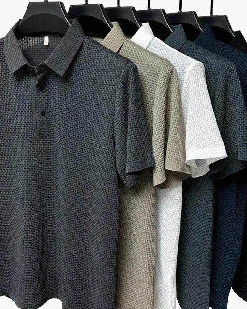 Prestigio Silk Polo Shirt (Wrinkle-Resistant)