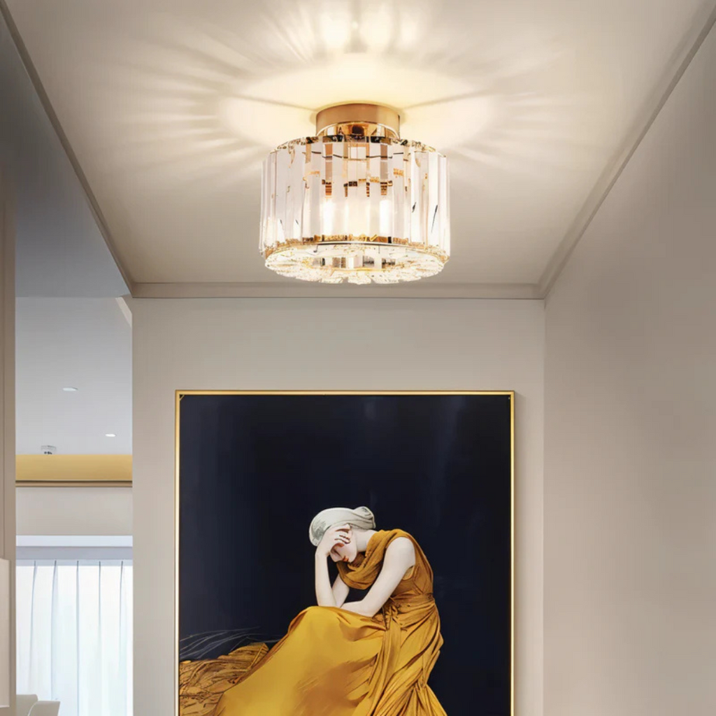 Cryst - Lampa Sufitowa z Kryształami | Stylowe i Olśniewające Oświetlenie