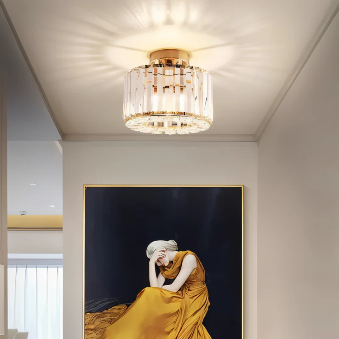 Cryst - Lampa Sufitowa z Kryształami | Stylowe i Olśniewające Oświetlenie