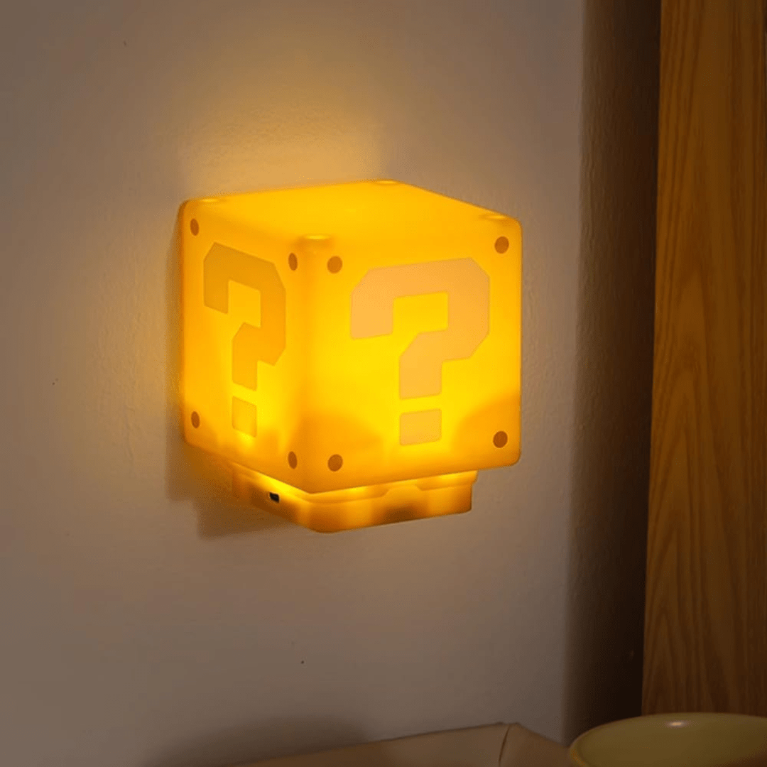 MarioLicht – Radosna Lampa Biurkowa w Kształcie Znaków Zapytania dla Dzieci i Graczy" 

Rewritten Title: "MarioLicht – Wesoła Lampa Biurkowa w Kształcie Znaków Zapytania dla Dzieci i Miłośników Gier