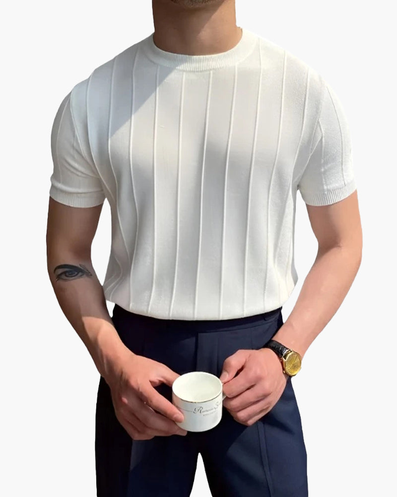 Ribbed Cannes T-Shirt