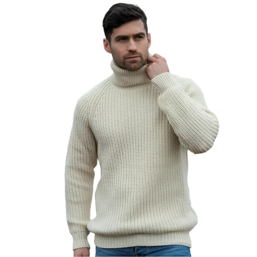 TOMAS | Elegancki sweter z wysokim kołnierzem dla współczesnego stylu