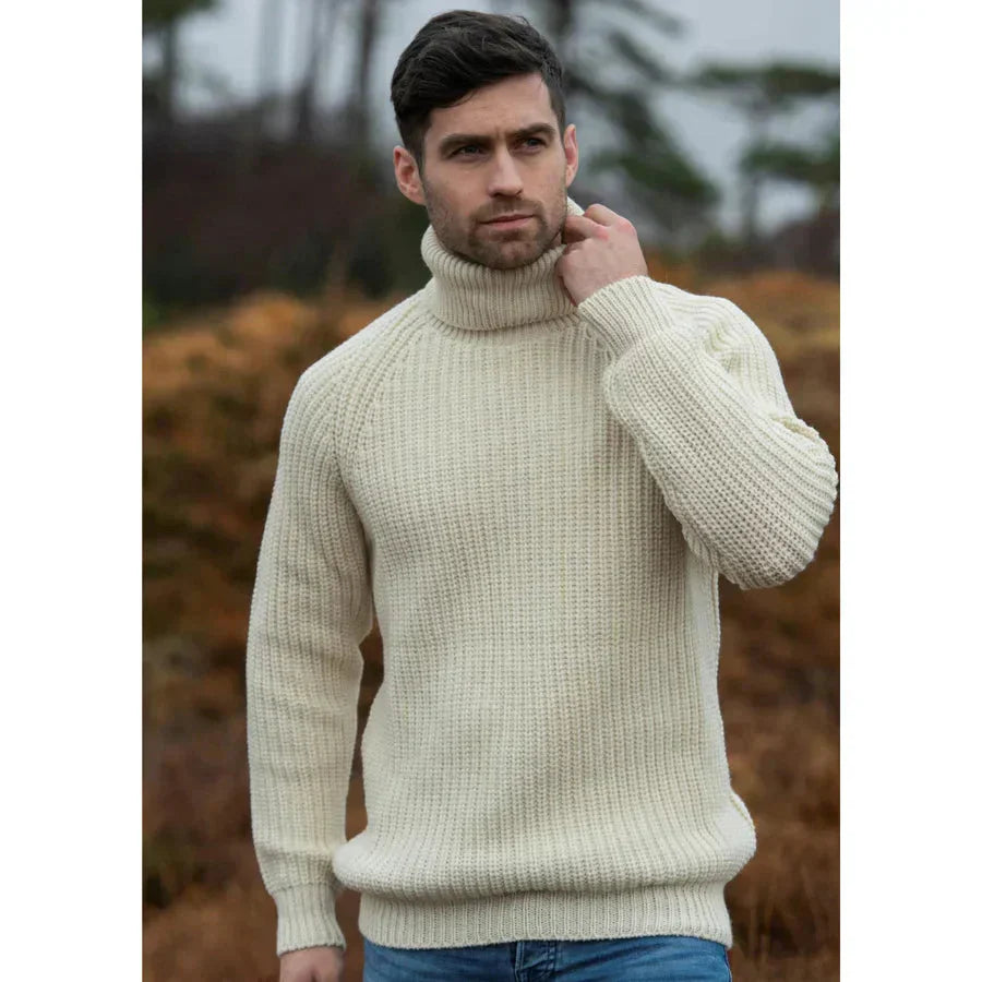 TOMAS | Elegancki sweter z wysokim kołnierzem dla współczesnego stylu