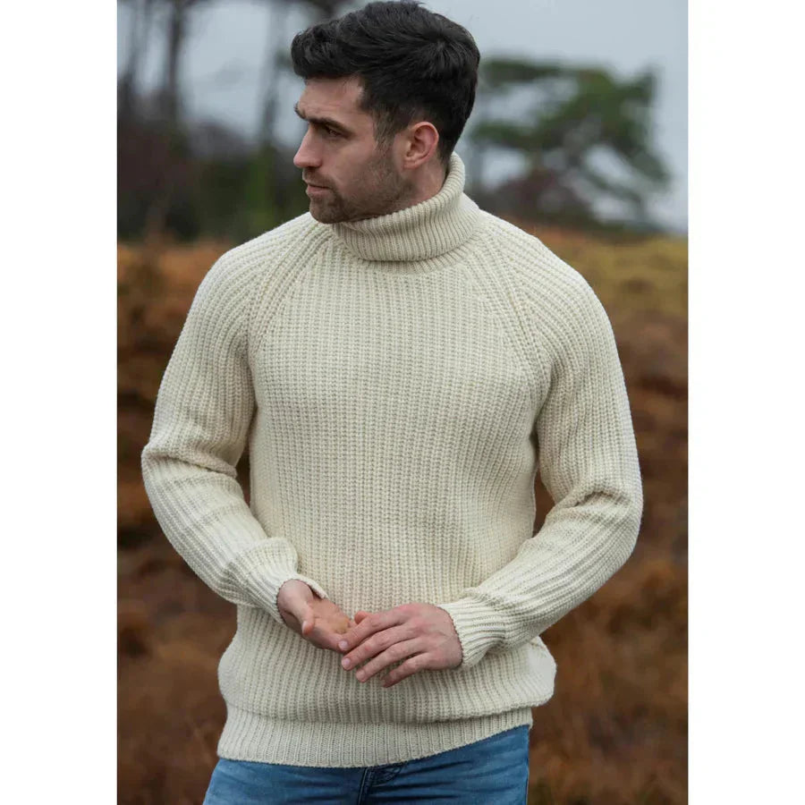 TOMAS | Elegancki sweter z wysokim kołnierzem dla współczesnego stylu