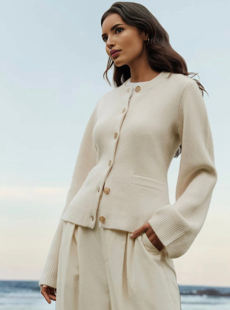 Sophie | Miękki Kardigan z Guzikami