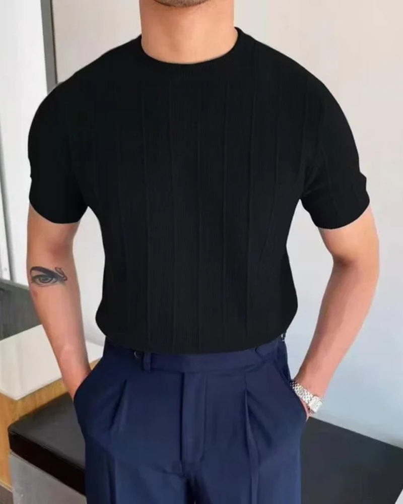 Ribbed Cannes T-Shirt