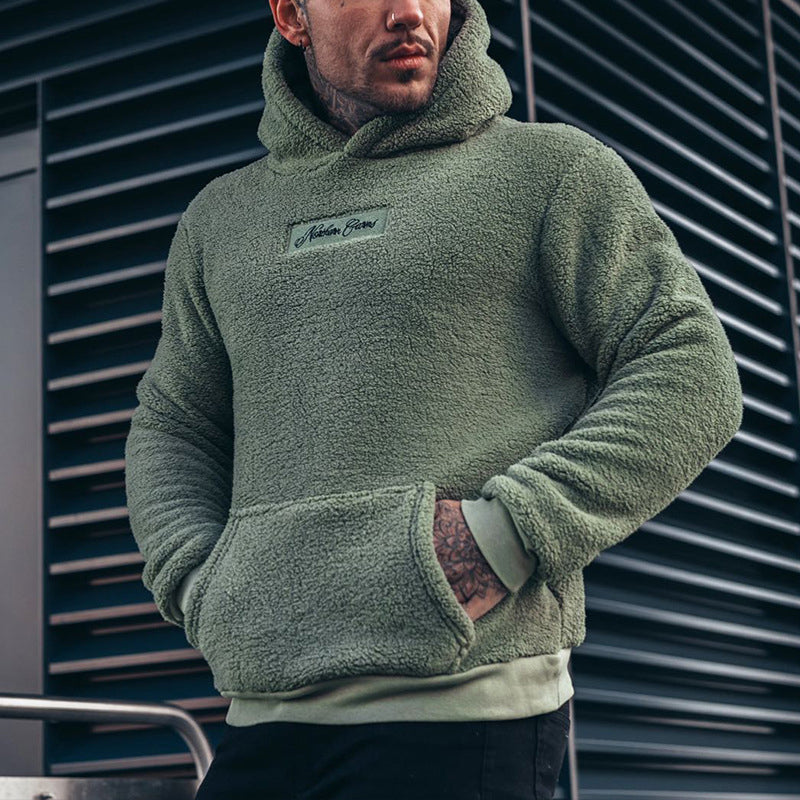 SEVEN | Męska Hoodie z Puszystego Materiału
