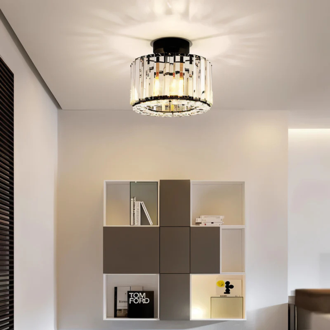 Cryst - Lampa Sufitowa z Kryształami | Stylowe i Olśniewające Oświetlenie