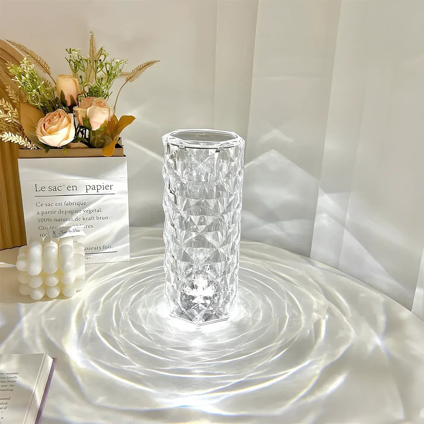 Dotykowa Lampa Stołowa Kristall - Model Aurora