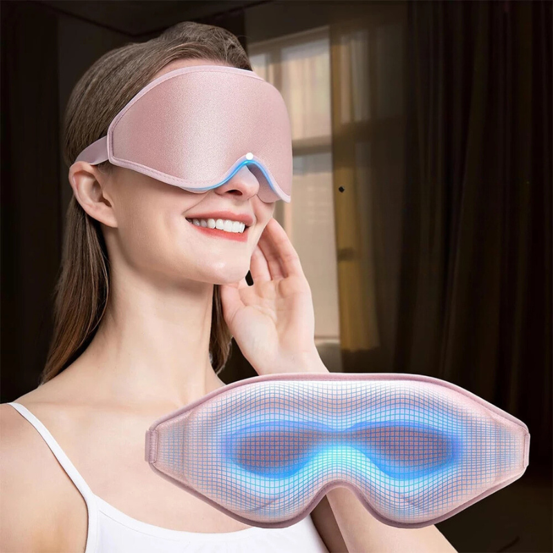 PureRest 3D - Maska do Snu z Konturowym Designem dla Pełnego Blokowania Światła i Maksymalnego Komfortu