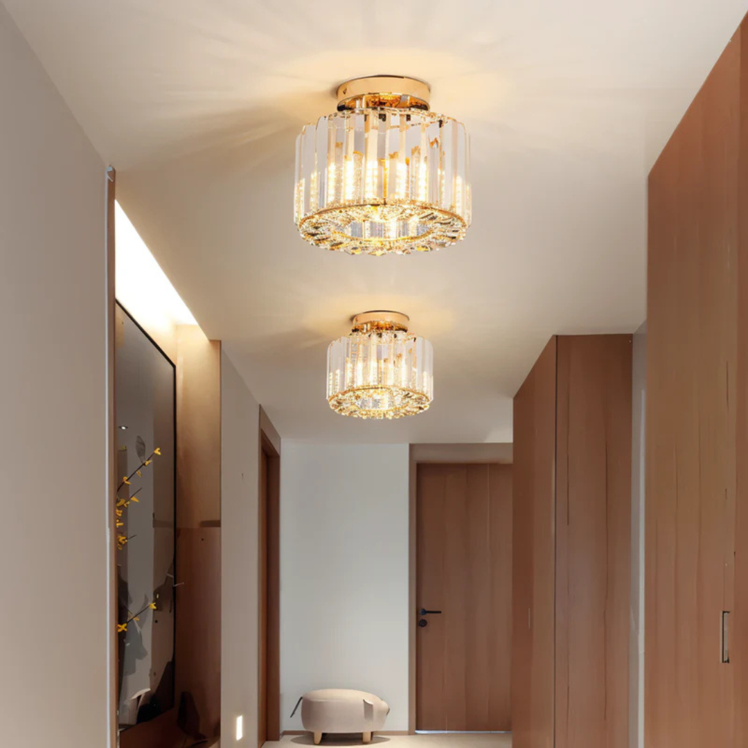 Cryst - Lampa Sufitowa z Kryształami | Stylowe i Olśniewające Oświetlenie