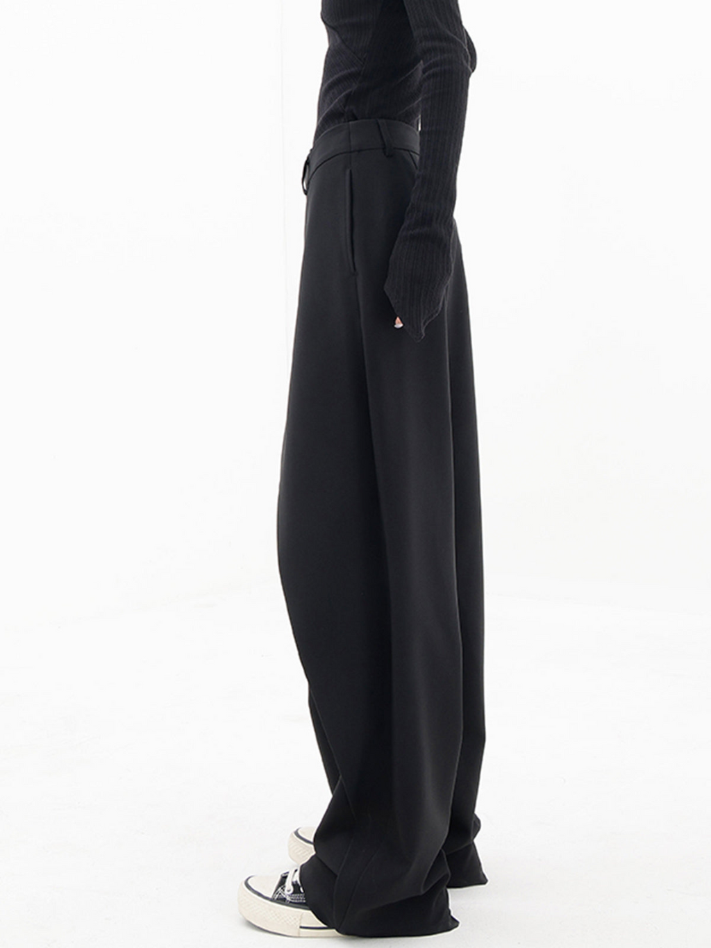 SHENNA - Damskie Baggy Spodnie