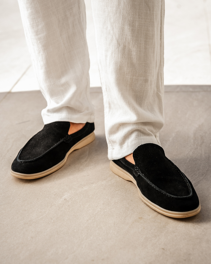 Old Money Luxe Suede Loafers