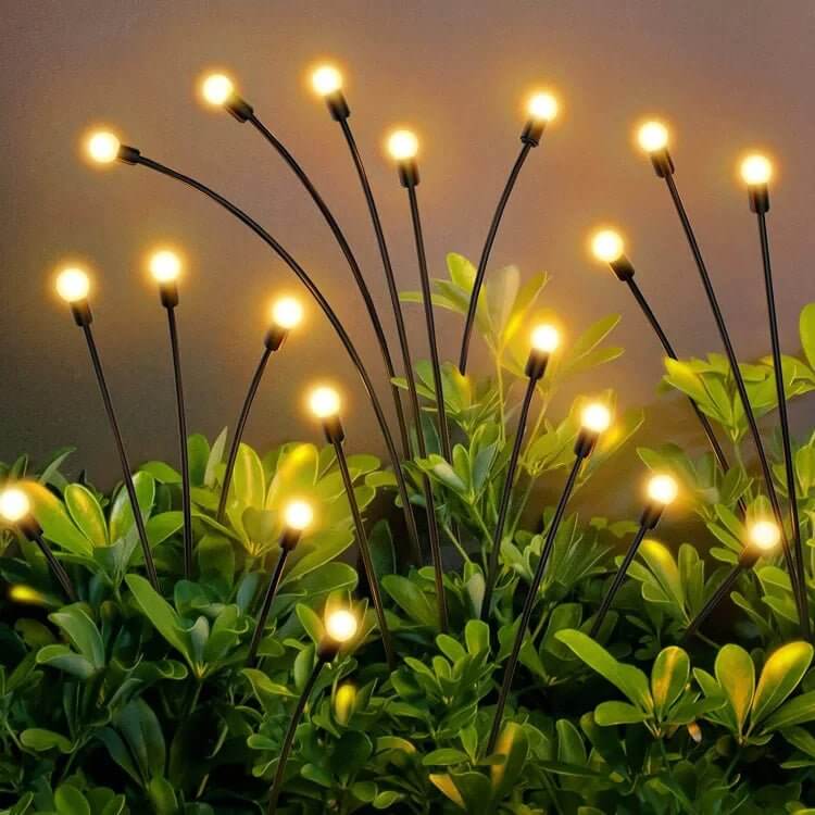 Solarne LED Światełka w Kształcie Motyli