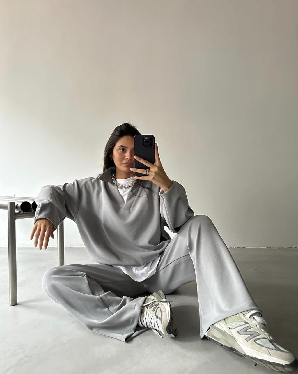 Sophie | Szara odzież domowa dla pań