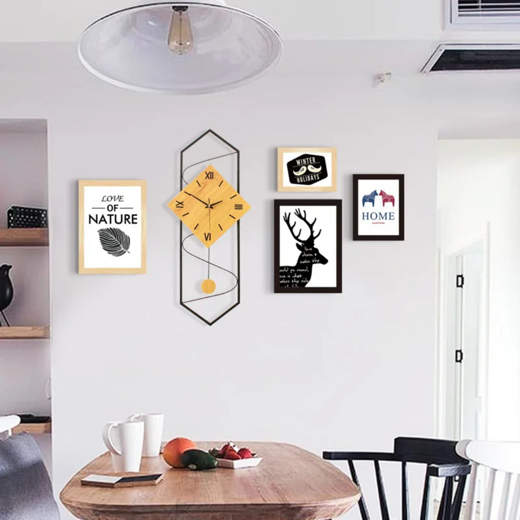 Prosty Zegar Ścienny w Stylu Minimalistycznym