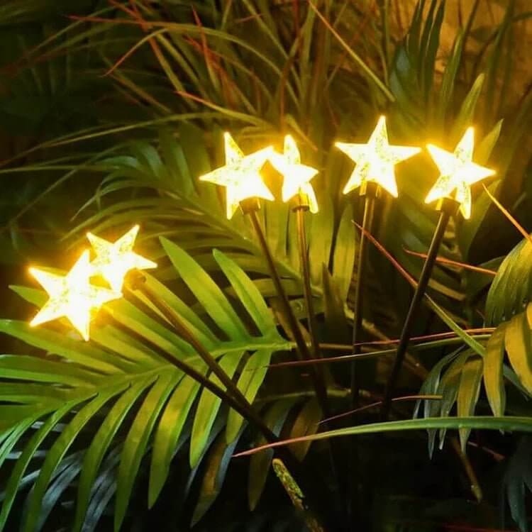 Solarne LED Światełka w Kształcie Motyli